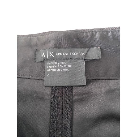 ARMANI EXCHANGE BLACK CHINO SHORTS SIZE 0 - Picture 4 of 7